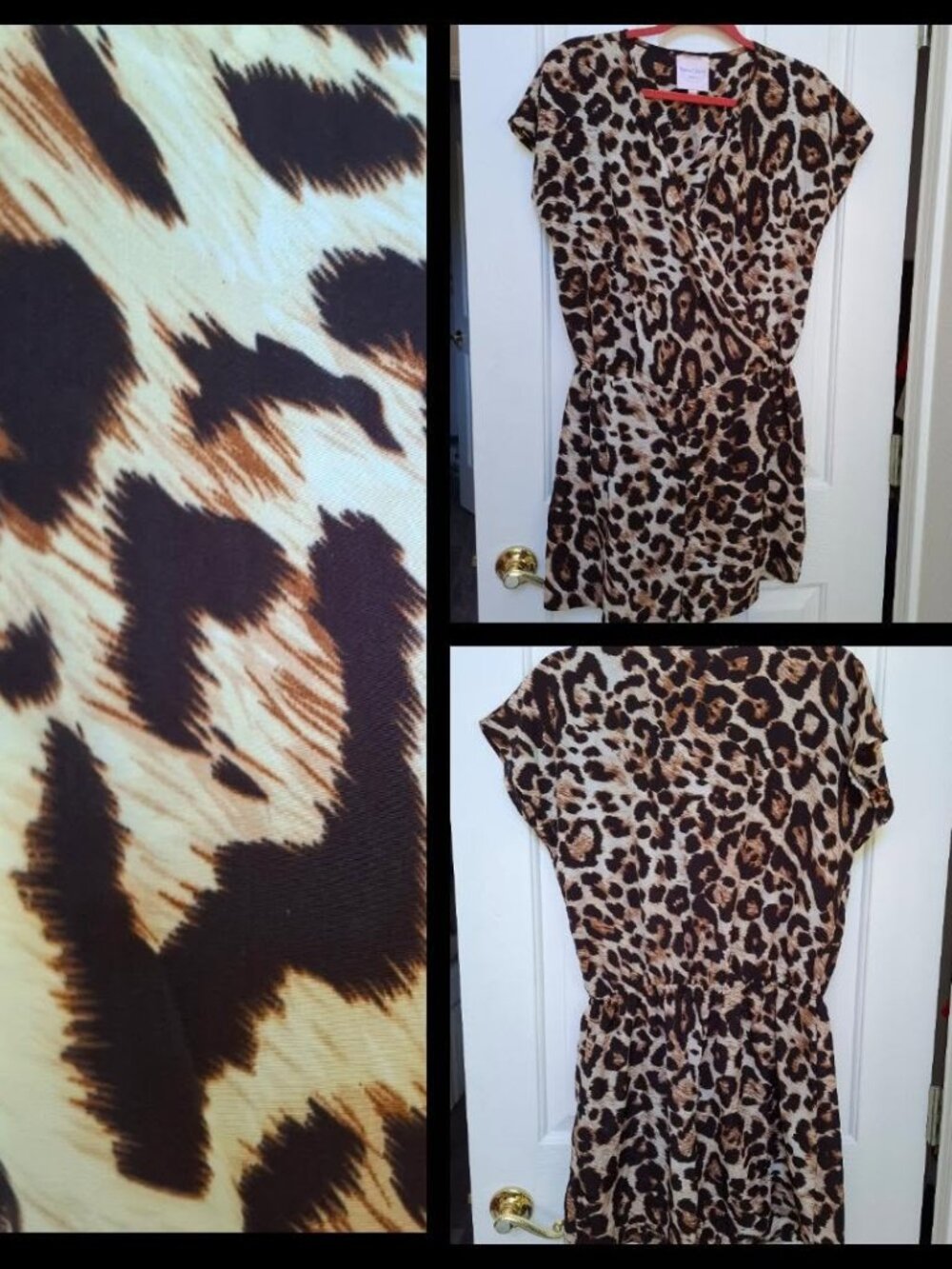 NWT- Romeo & Juliet Couture Cheetah Romper sz L